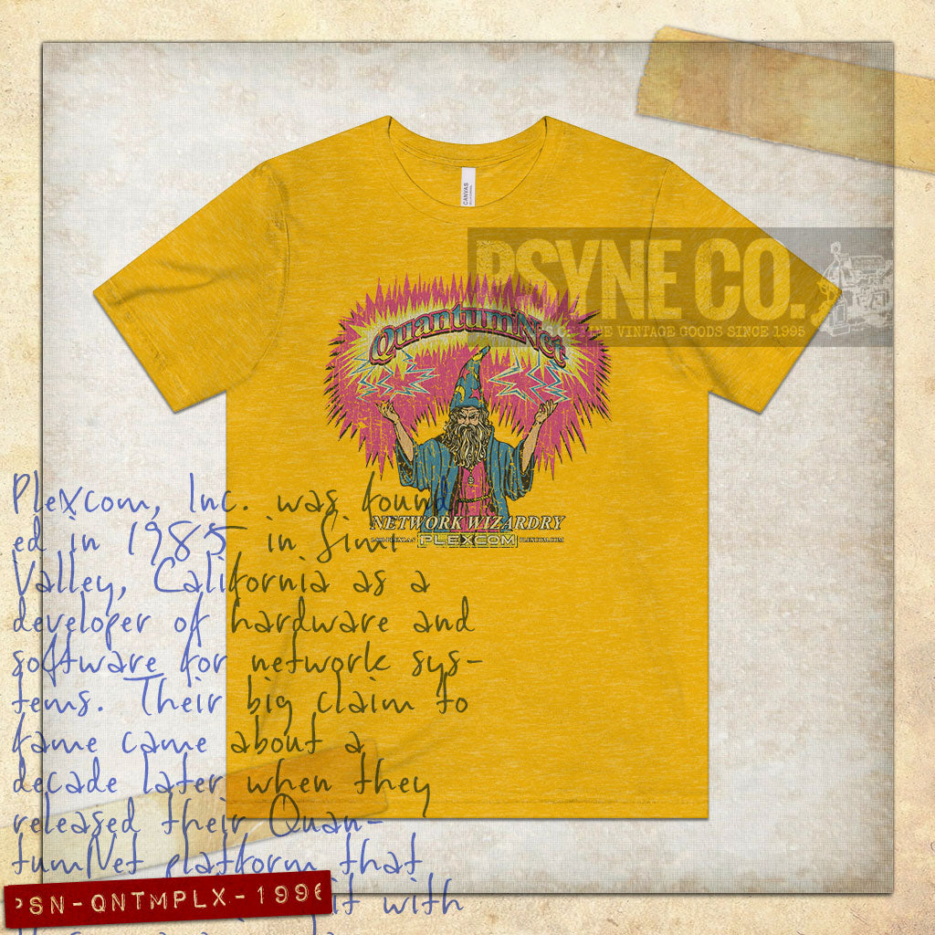 QuantumNet by Plexcom 1996 Vintage Men's T-Shirt