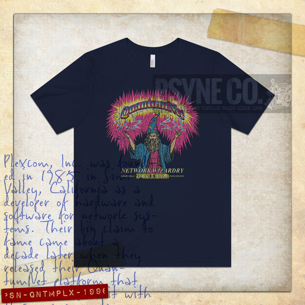 QuantumNet by Plexcom 1996 Vintage Men's T-Shirt
