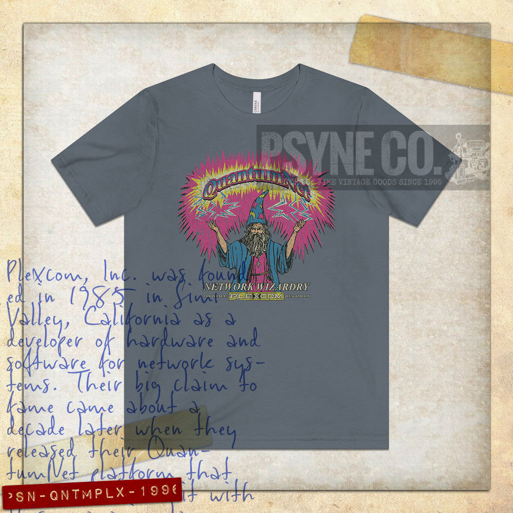 QuantumNet by Plexcom 1996 Vintage Men's T-Shirt