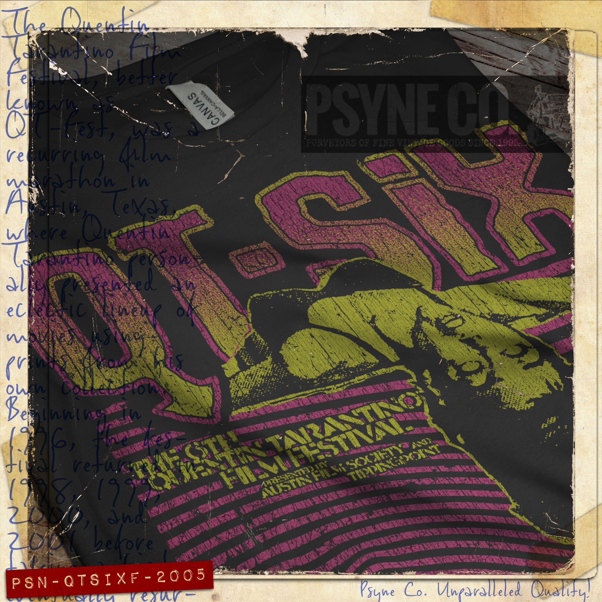 QT-Six Film Festival 2005 Vintage Men's T-Shirt