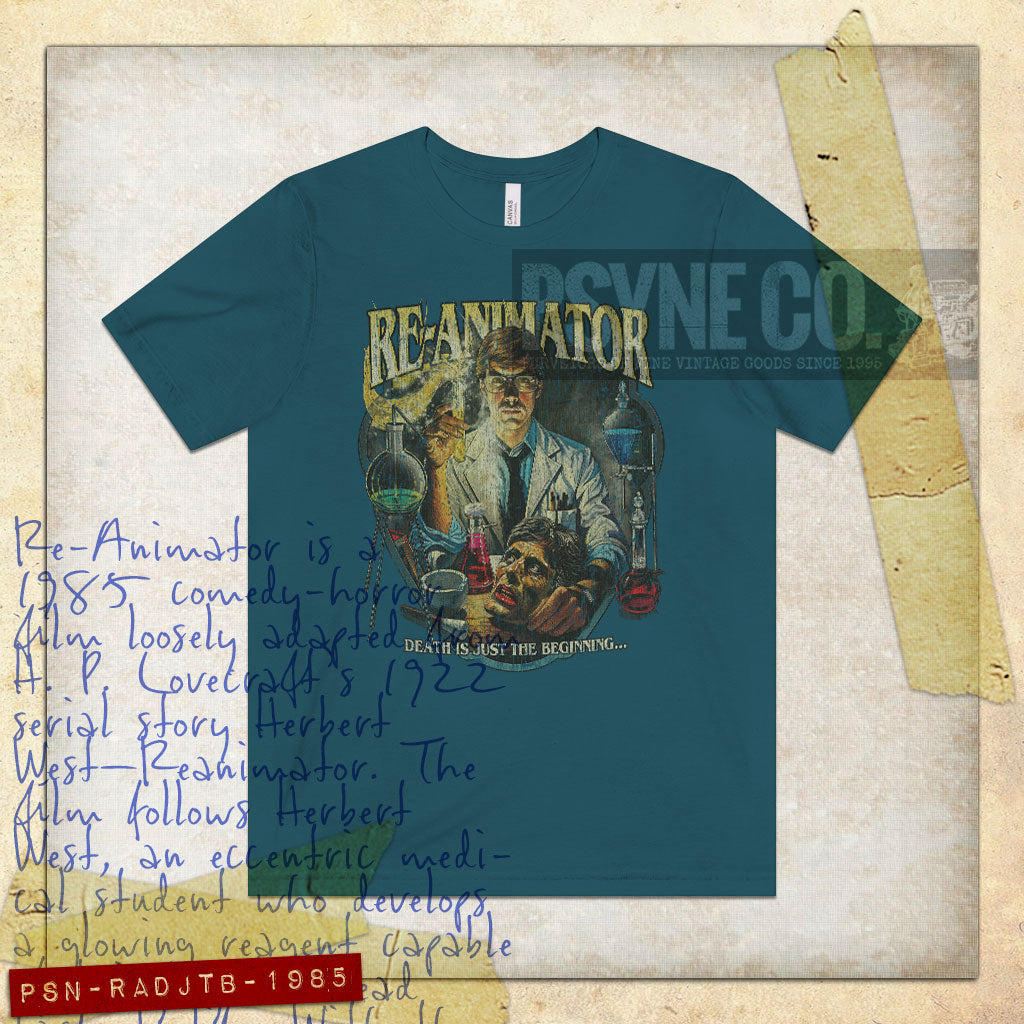 Re-Animator: Death Is Just The Beginning 1985 Vintage Men's T-Shirt