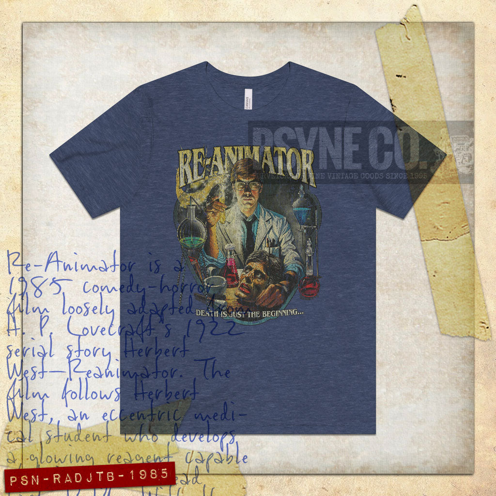 Re-Animator: Death Is Just The Beginning 1985 Vintage Men's T-Shirt
