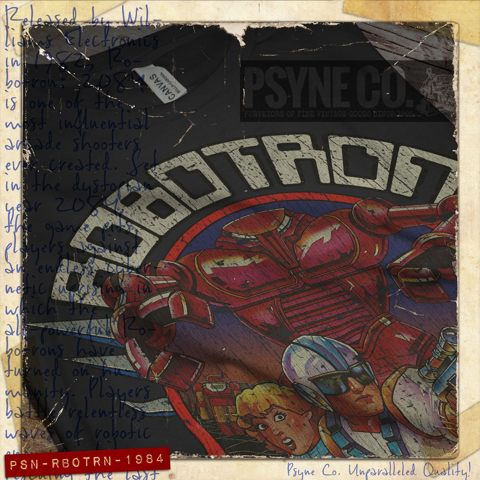 Robotron 2084 1982 Vintage Men's T-Shirt