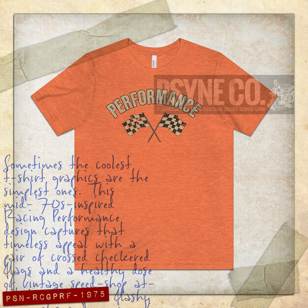 Racing Performance 1975 Vintage Men’s T-Shirt