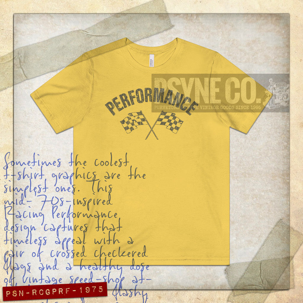 Racing Performance 1975 Vintage Men’s T-Shirt