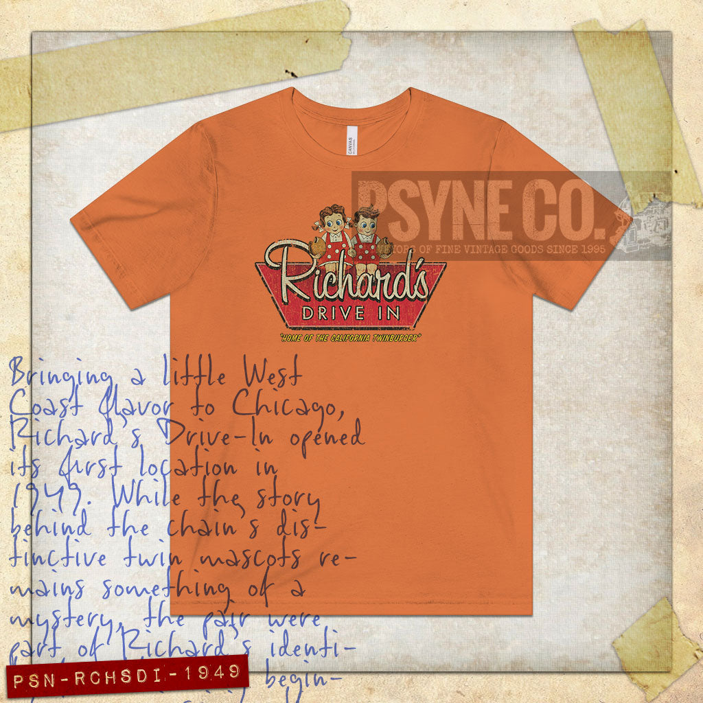 Richard's Drive-In 1949 Vintage Men's T-Shirt