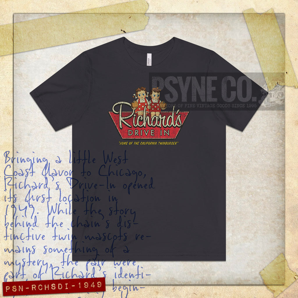 Richard's Drive-In 1949 Vintage Men's T-Shirt