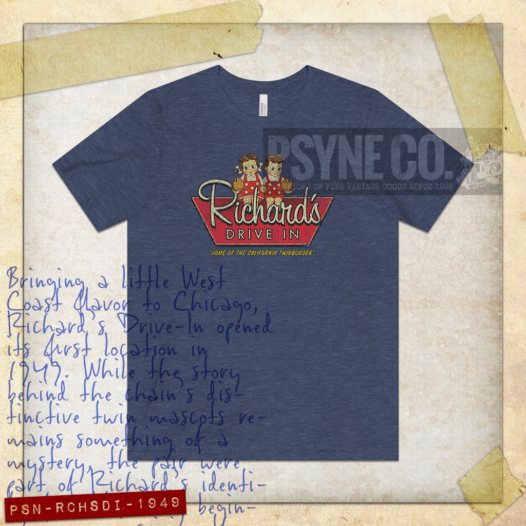 Richard's Drive-In 1949 Vintage Men's T-Shirt