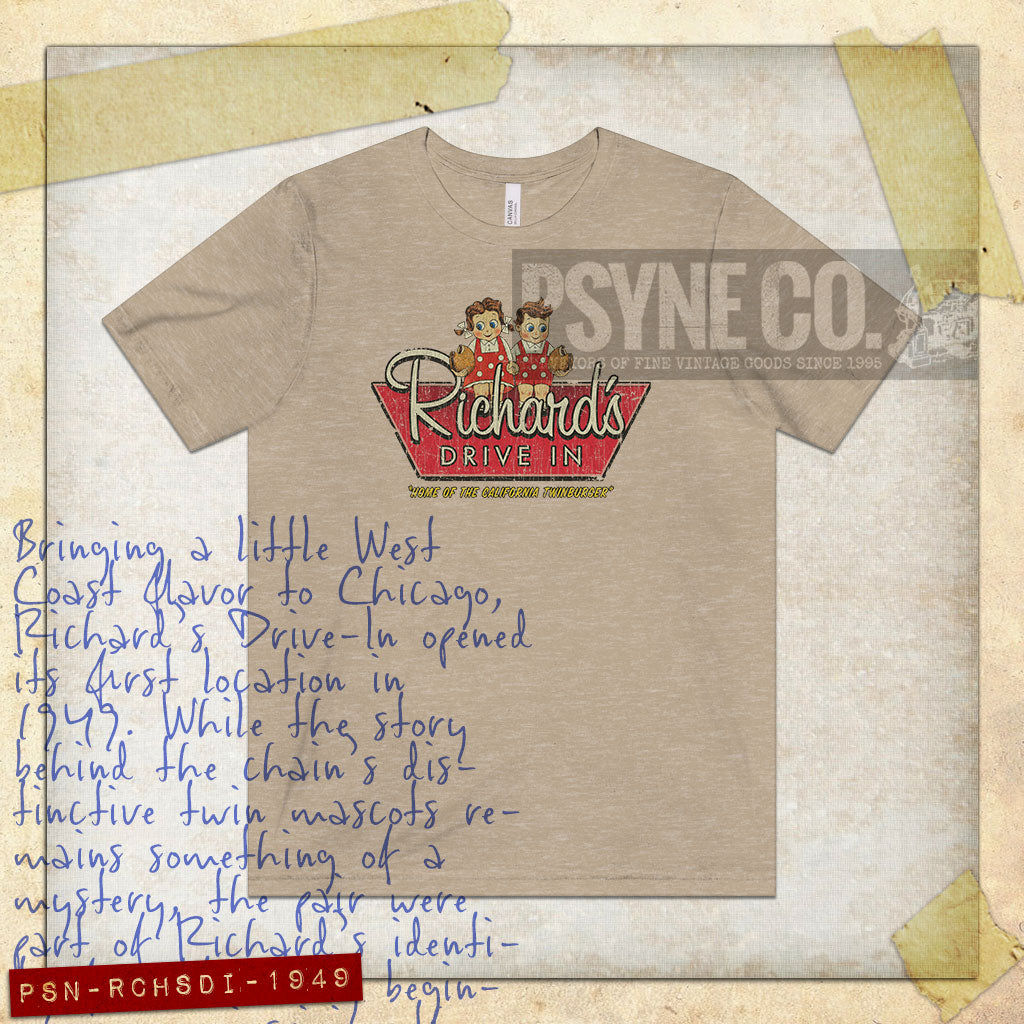 Richard's Drive-In 1949 Vintage Men's T-Shirt