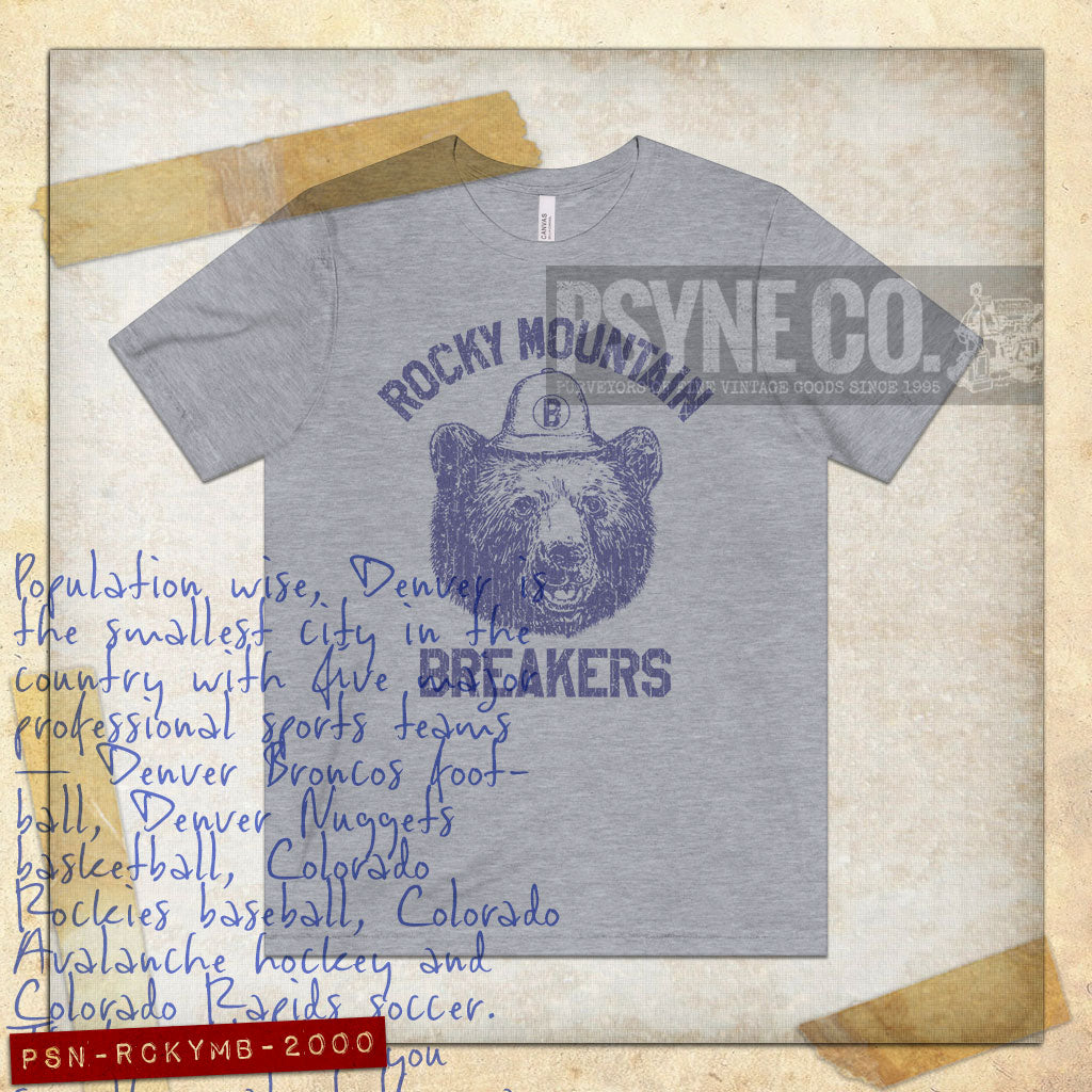 Rocky Mountain Breakers 2000 Vintage Men's T-Shirt