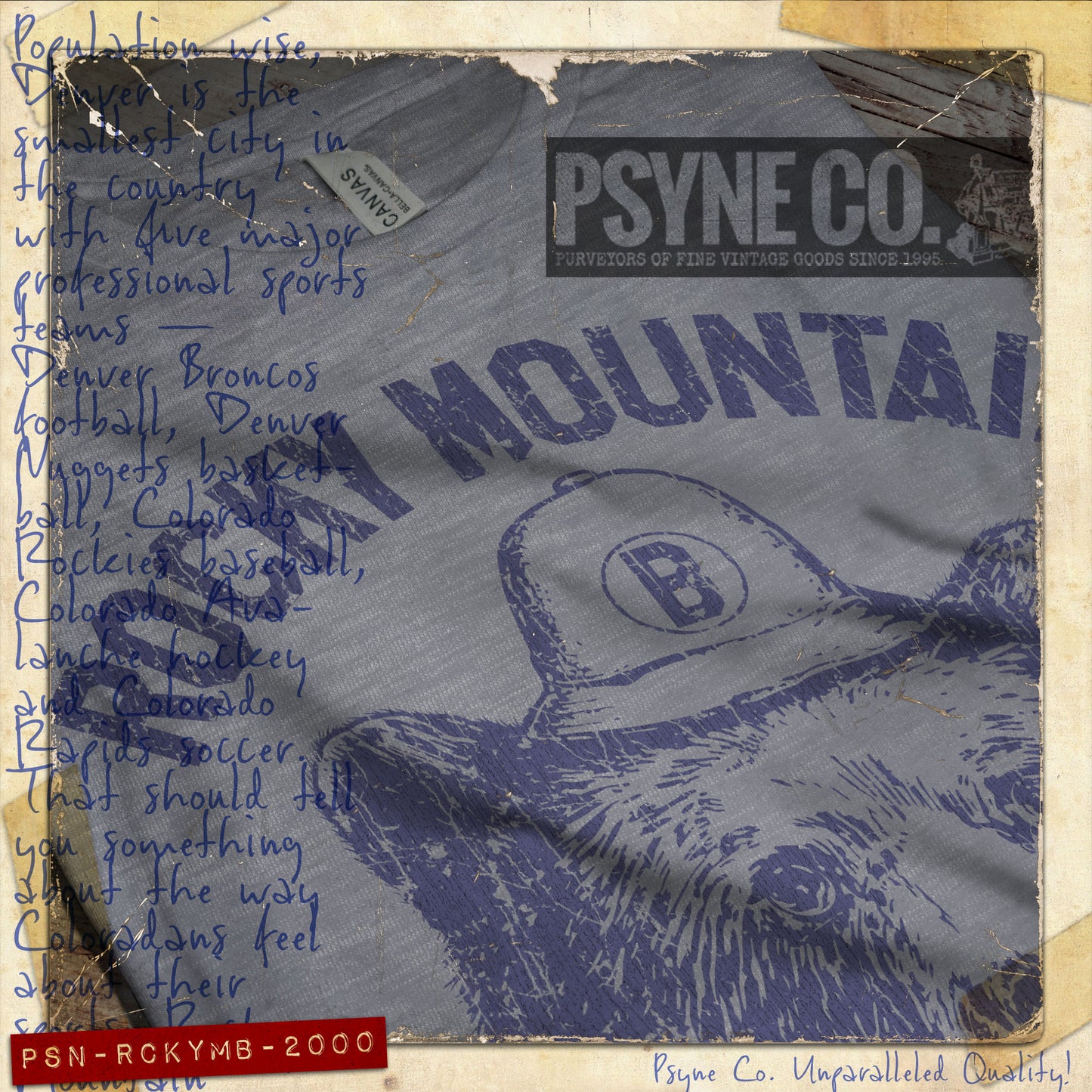 Rocky Mountain Breakers 2000 Vintage Men's T-Shirt