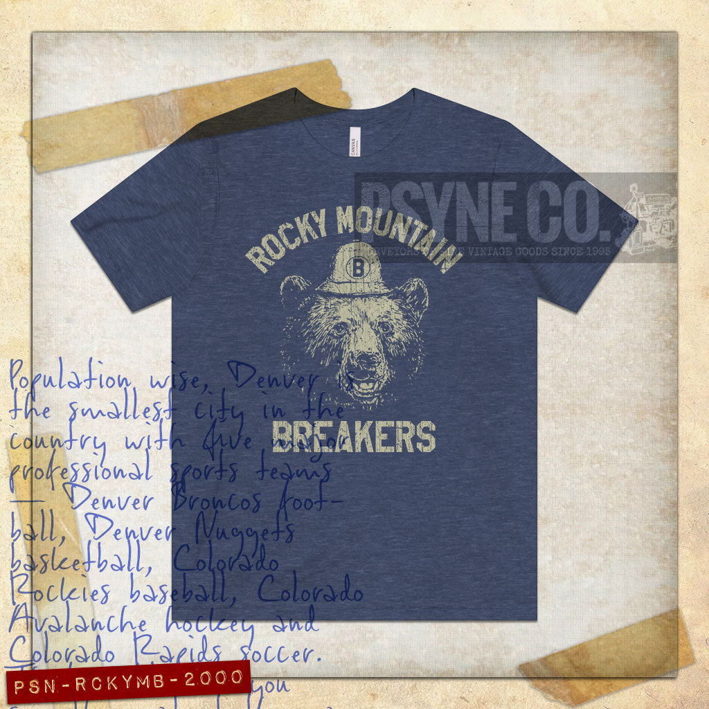 Rocky Mountain Breakers 2000 Vintage Men's T-Shirt