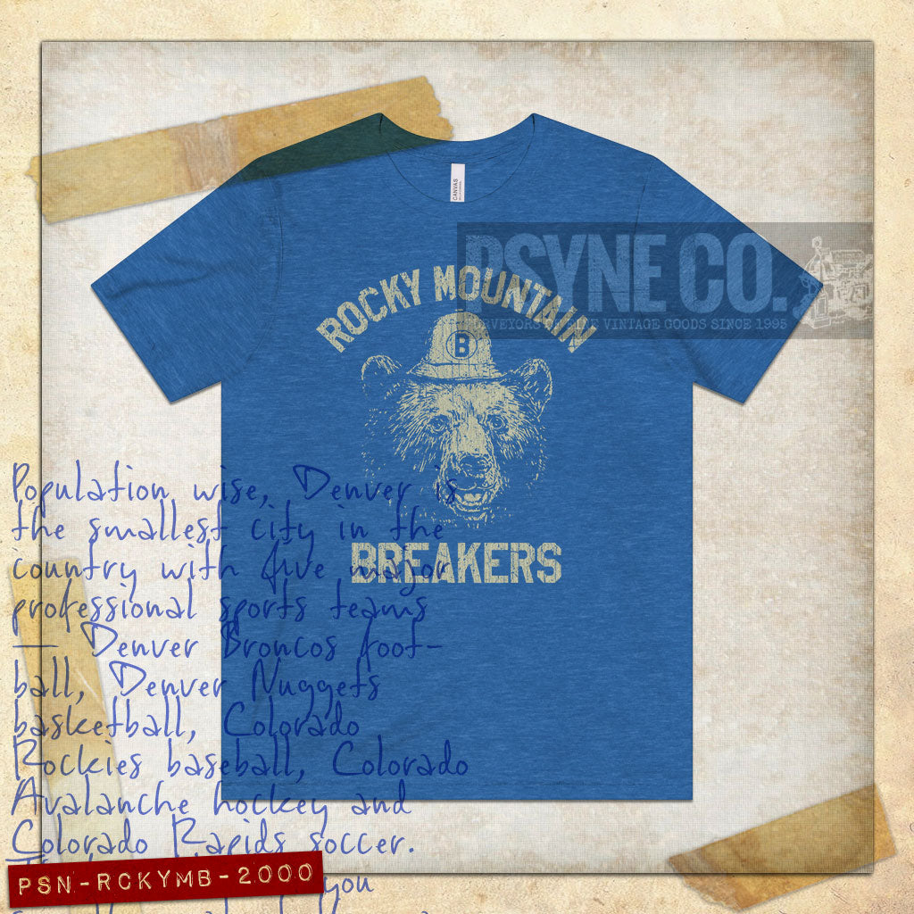 Rocky Mountain Breakers 2000 Vintage Men's T-Shirt