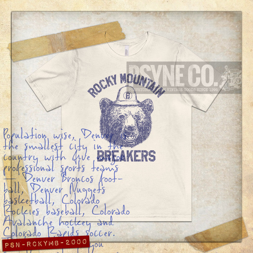 Rocky Mountain Breakers 2000 Vintage Men's T-Shirt