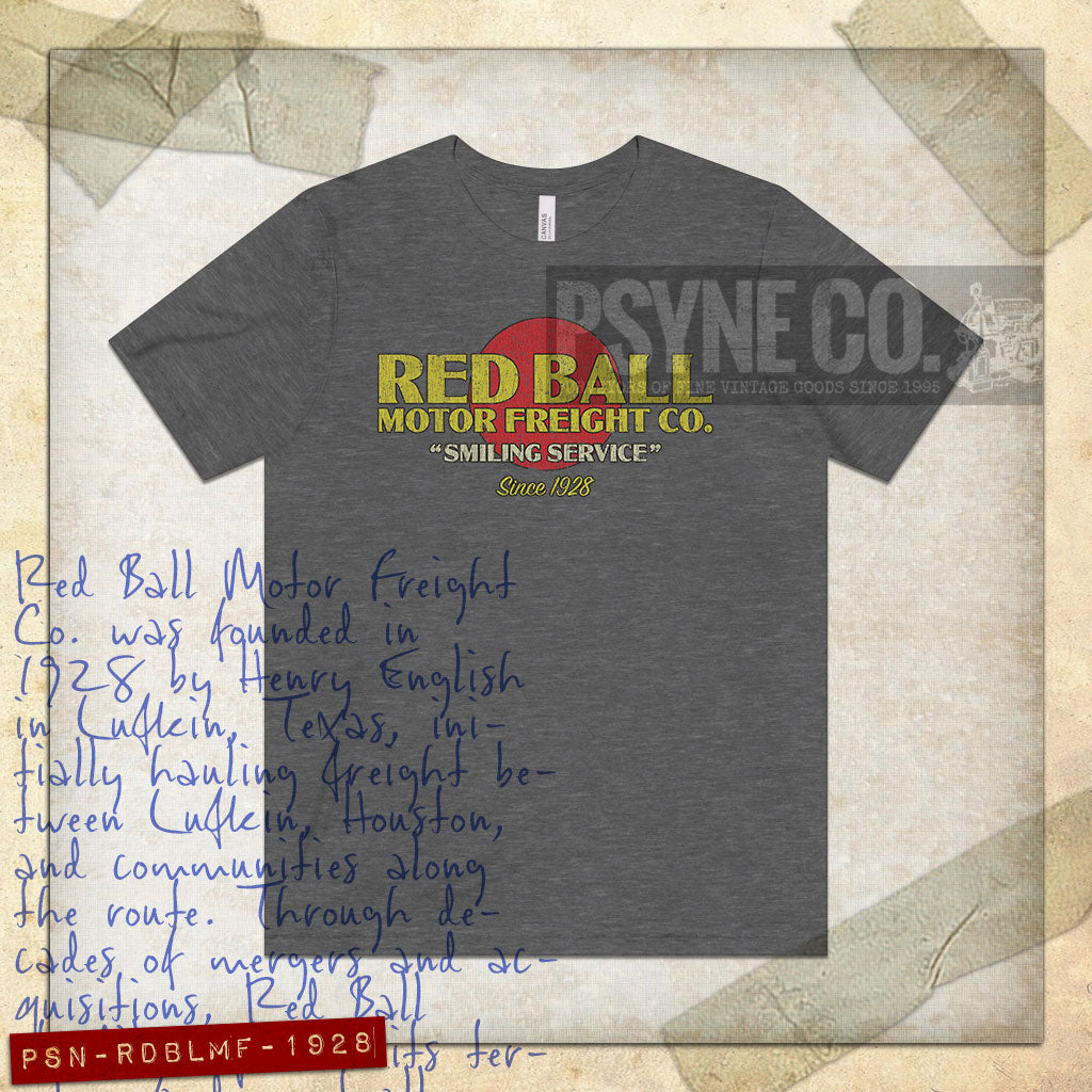 Red Ball Motor Freight Co. 1928 Vintage Men's T-Shirt