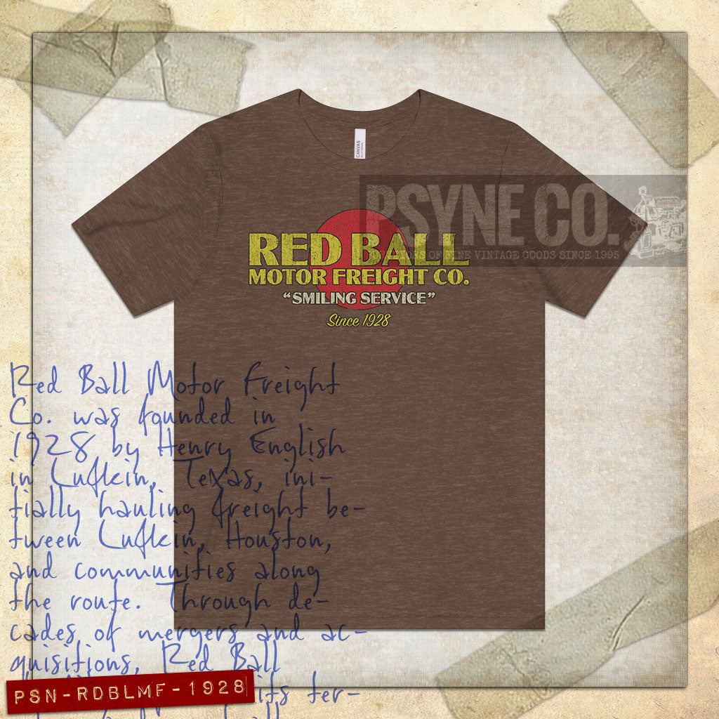 Red Ball Motor Freight Co. 1928 Vintage Men's T-Shirt