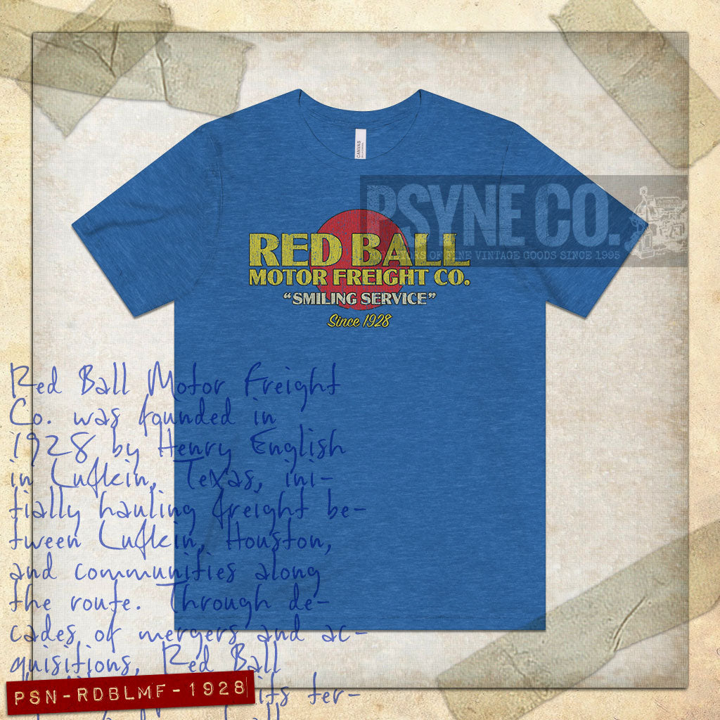 Red Ball Motor Freight Co. 1928 Vintage Men's T-Shirt