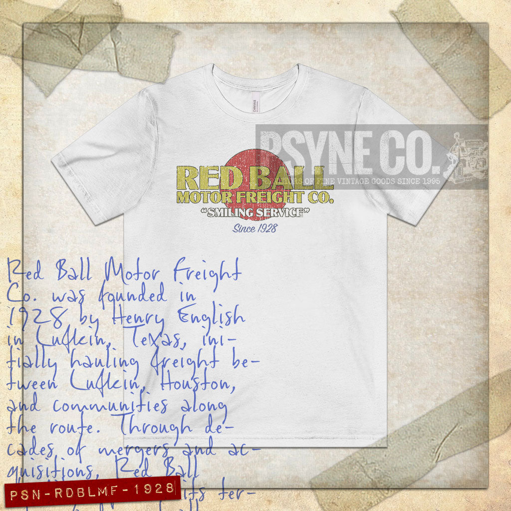 Red Ball Motor Freight Co. 1928 Vintage Men's T-Shirt