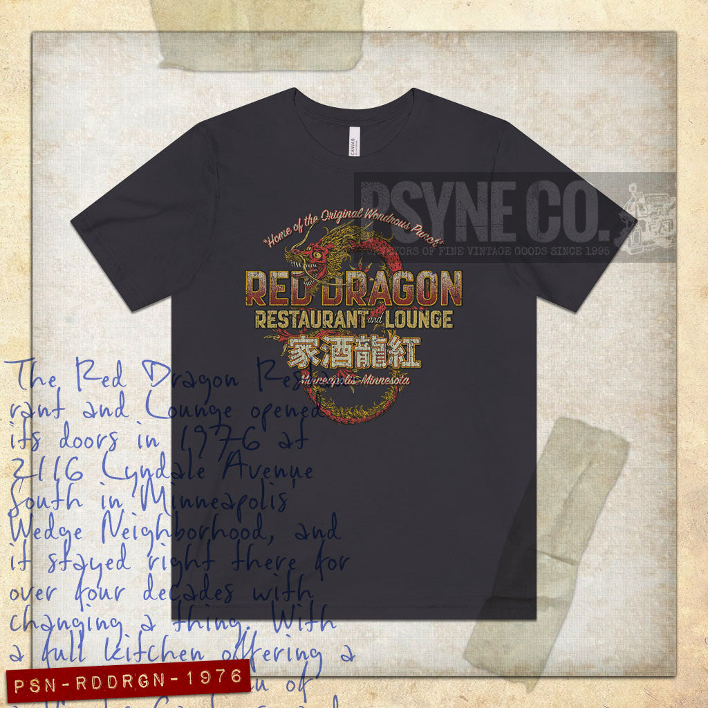 Red Dragon Restaurant and Lounge 1976 Vintage Men's T-Shirt