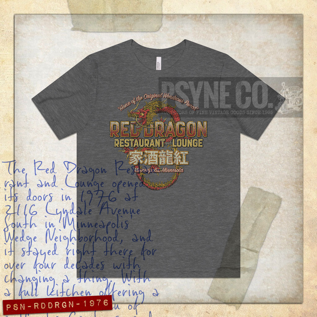 Red Dragon Restaurant and Lounge 1976 Vintage Men's T-Shirt
