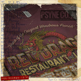 Red Dragon Restaurant and Lounge 1976 Vintage Men's T-Shirt