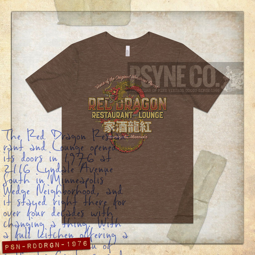 Red Dragon Restaurant and Lounge 1976 Vintage Men's T-Shirt