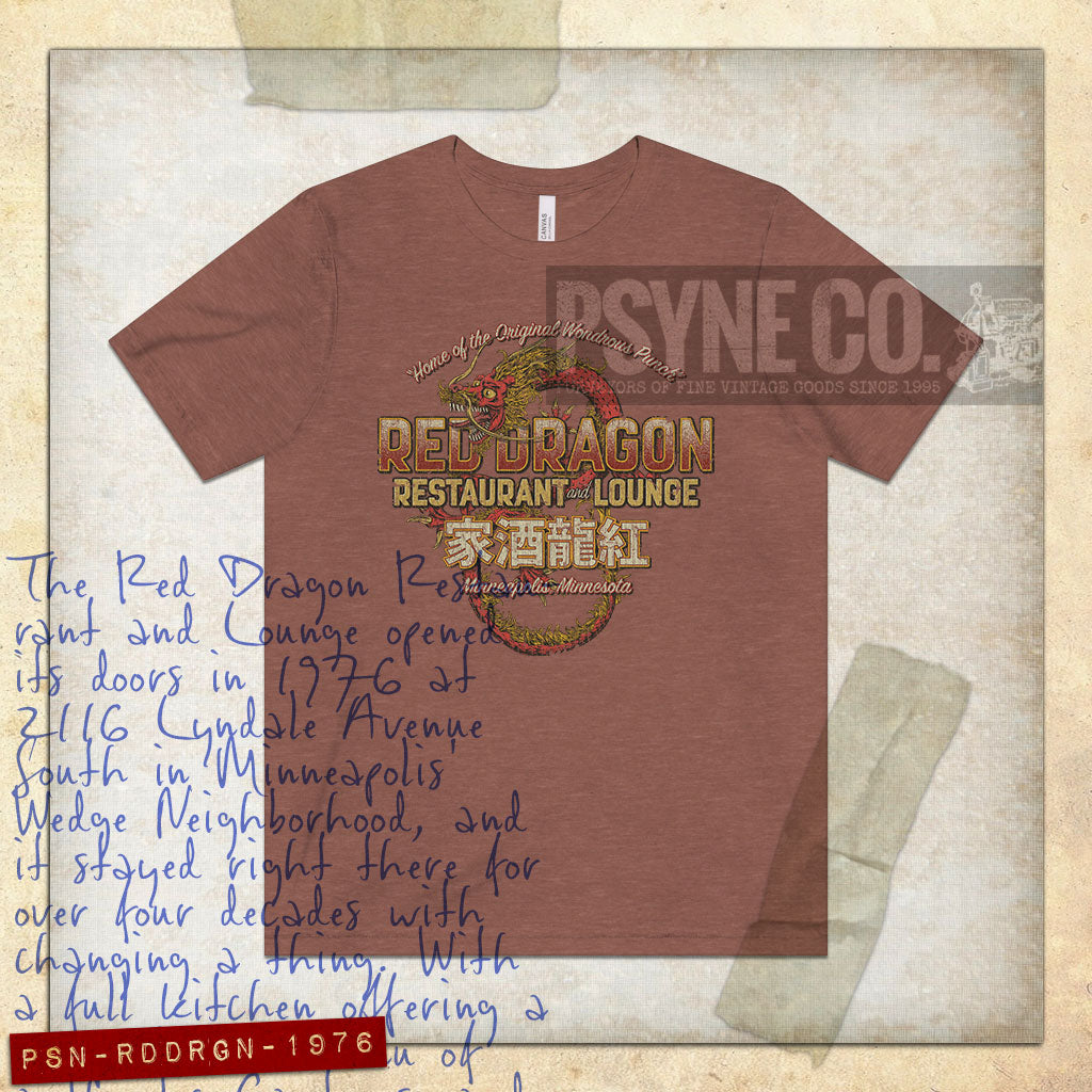 Red Dragon Restaurant and Lounge 1976 Vintage Men's T-Shirt