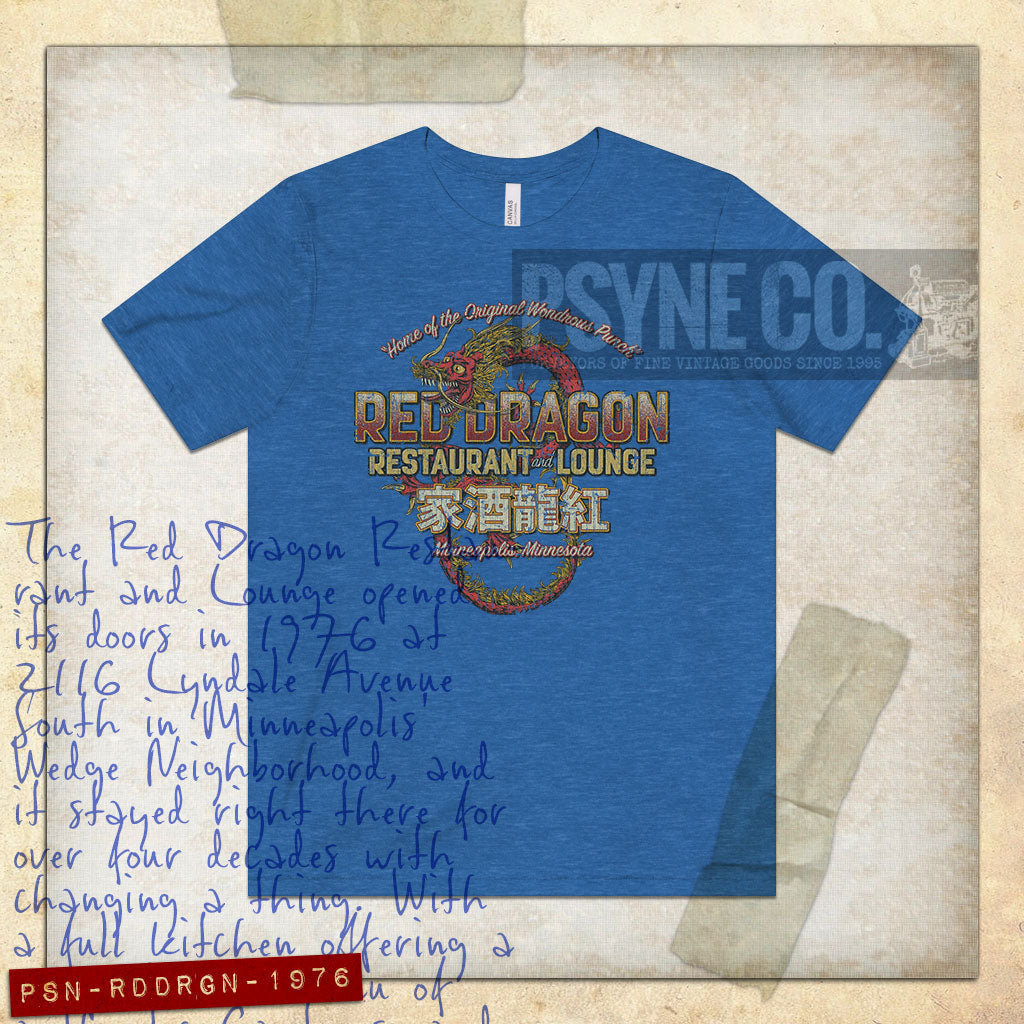 Red Dragon Restaurant and Lounge 1976 Vintage Men's T-Shirt