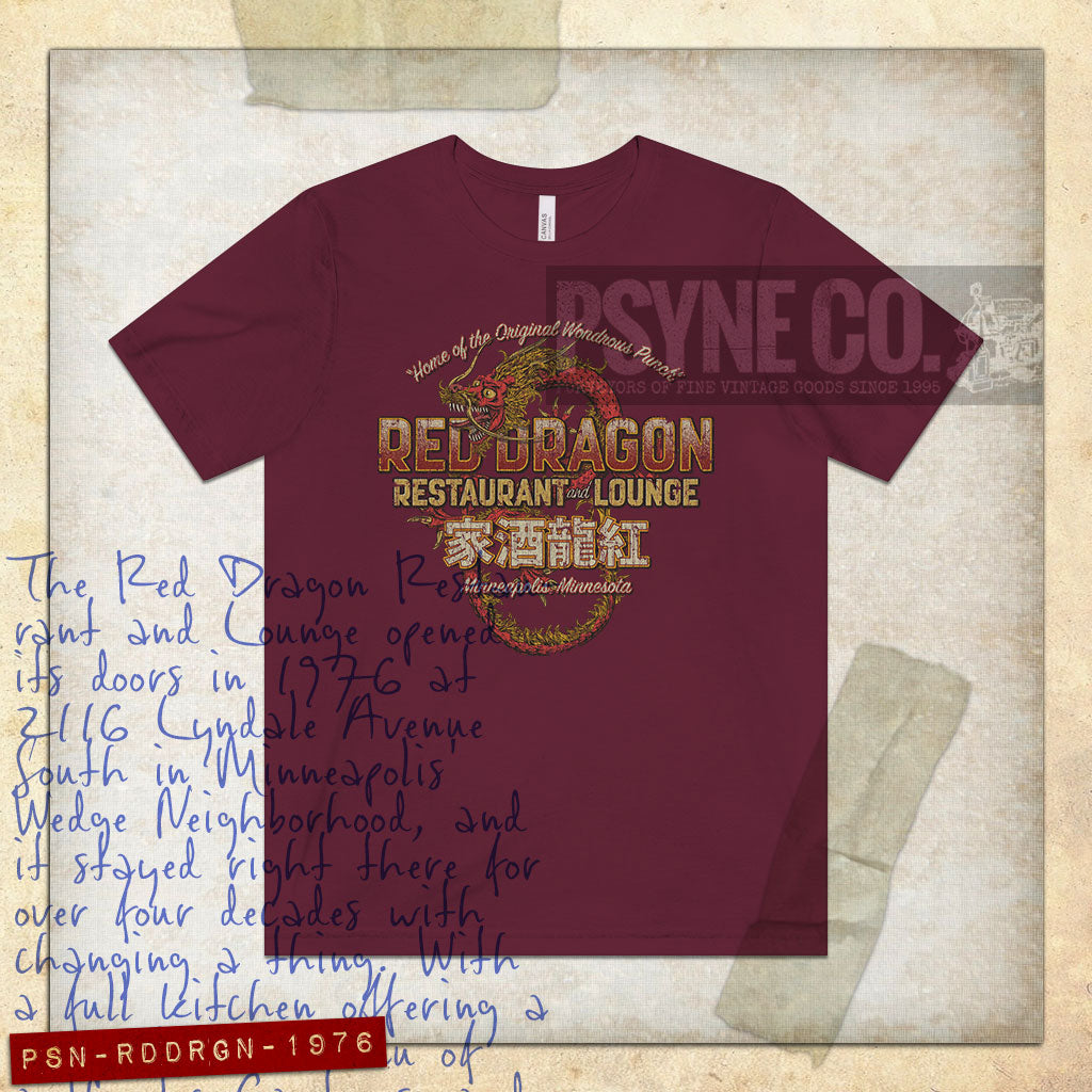 Red Dragon Restaurant and Lounge 1976 Vintage Men's T-Shirt