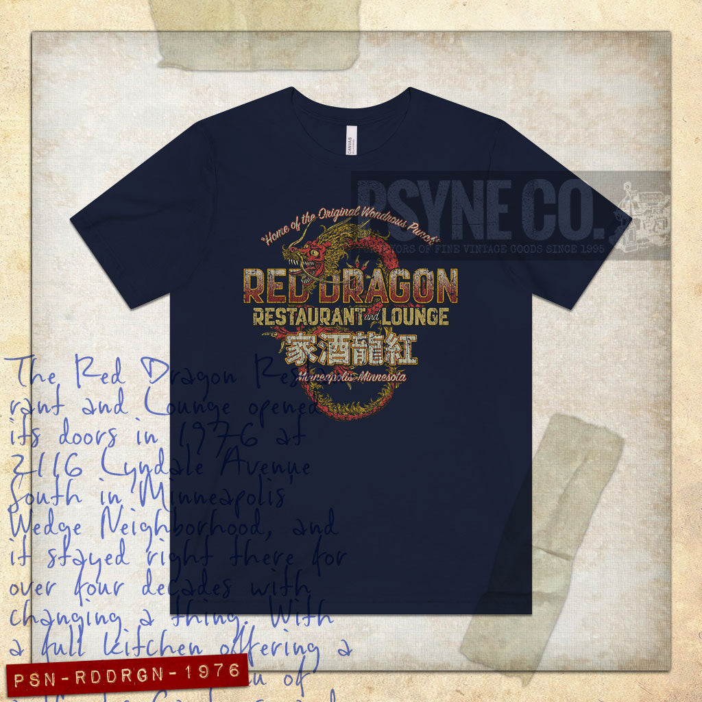Red Dragon Restaurant and Lounge 1976 Vintage Men's T-Shirt