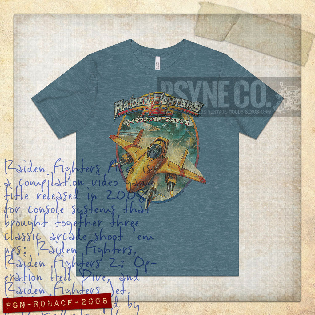 Raiden Fighters Aces 2008 Vintage Men's T-Shirt