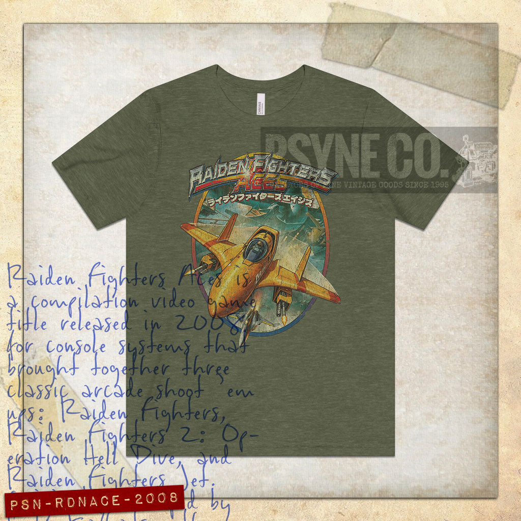 Raiden Fighters Aces 2008 Vintage Men's T-Shirt