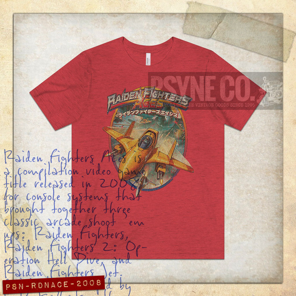 Raiden Fighters Aces 2008 Vintage Men's T-Shirt