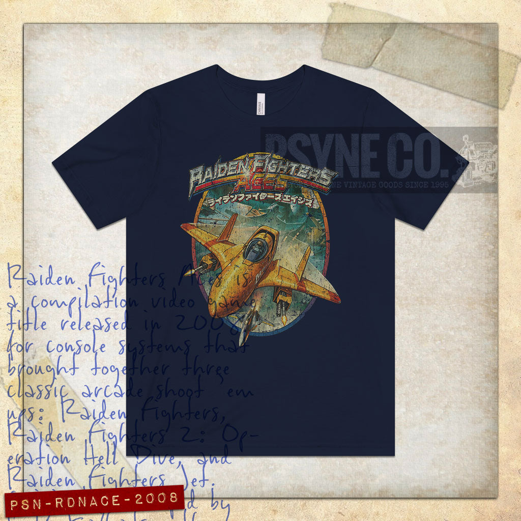 Raiden Fighters Aces 2008 Vintage Men's T-Shirt