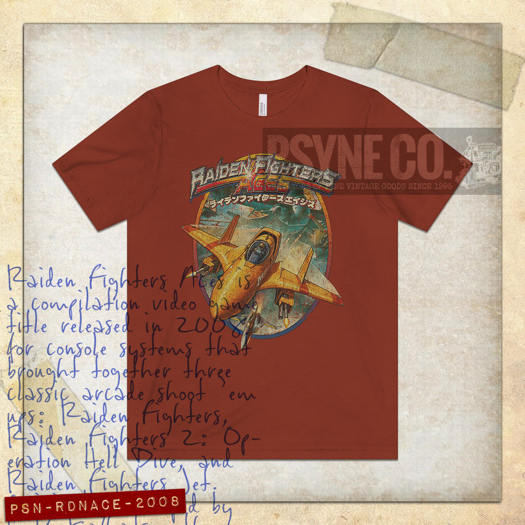Raiden Fighters Aces 2008 Vintage Men's T-Shirt