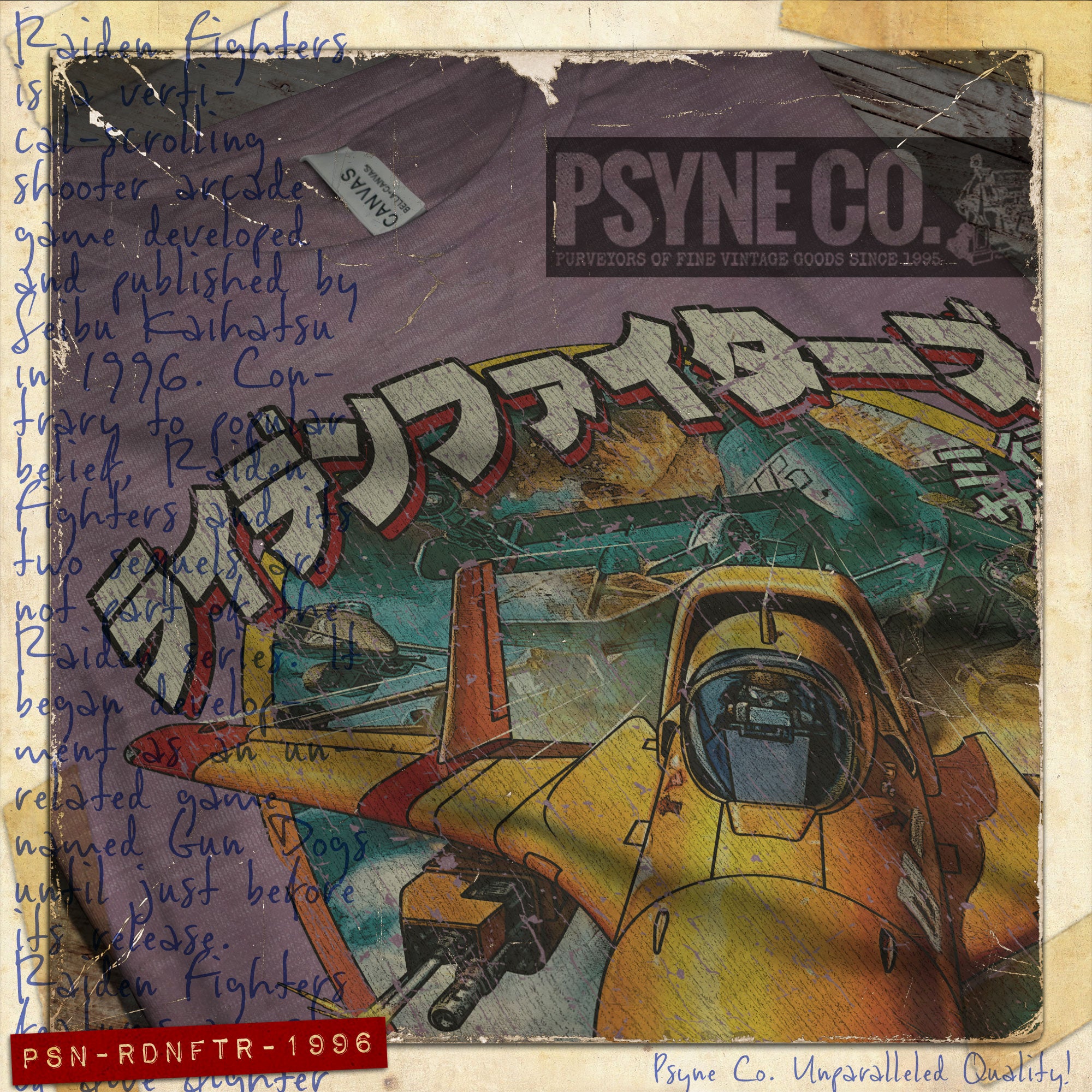 Raiden Fighters 1996 Vintage Men's T-Shirt