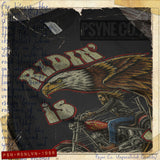 Ridin' is Livin' 1988 Vintage Men's T-Shirt