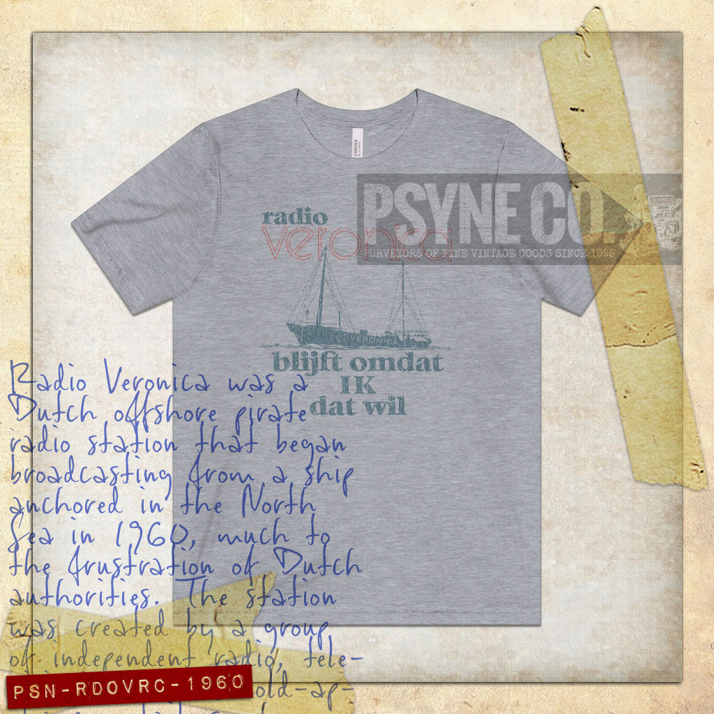 Radio Veronica 1960 Vintage Men's T-Shirt