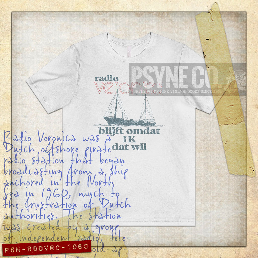 Radio Veronica 1960 Vintage Men's T-Shirt