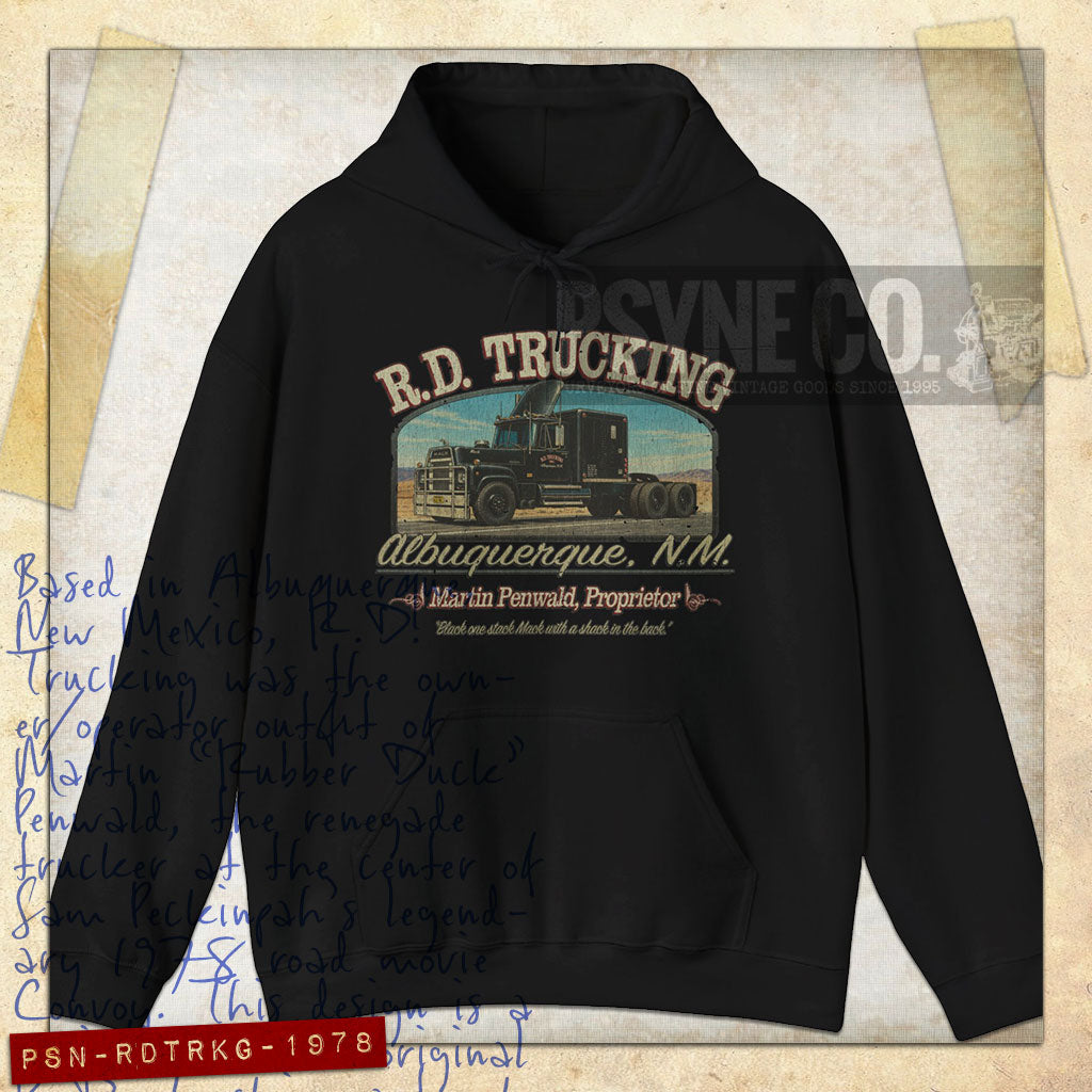 R.D. Trucking 1978 Vintage Hoodie