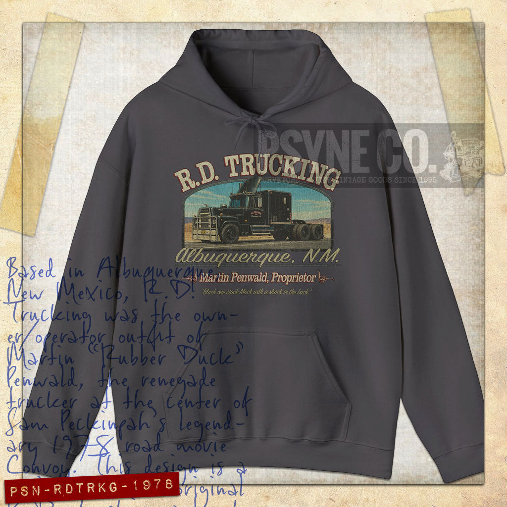 R.D. Trucking 1978 Vintage Hoodie