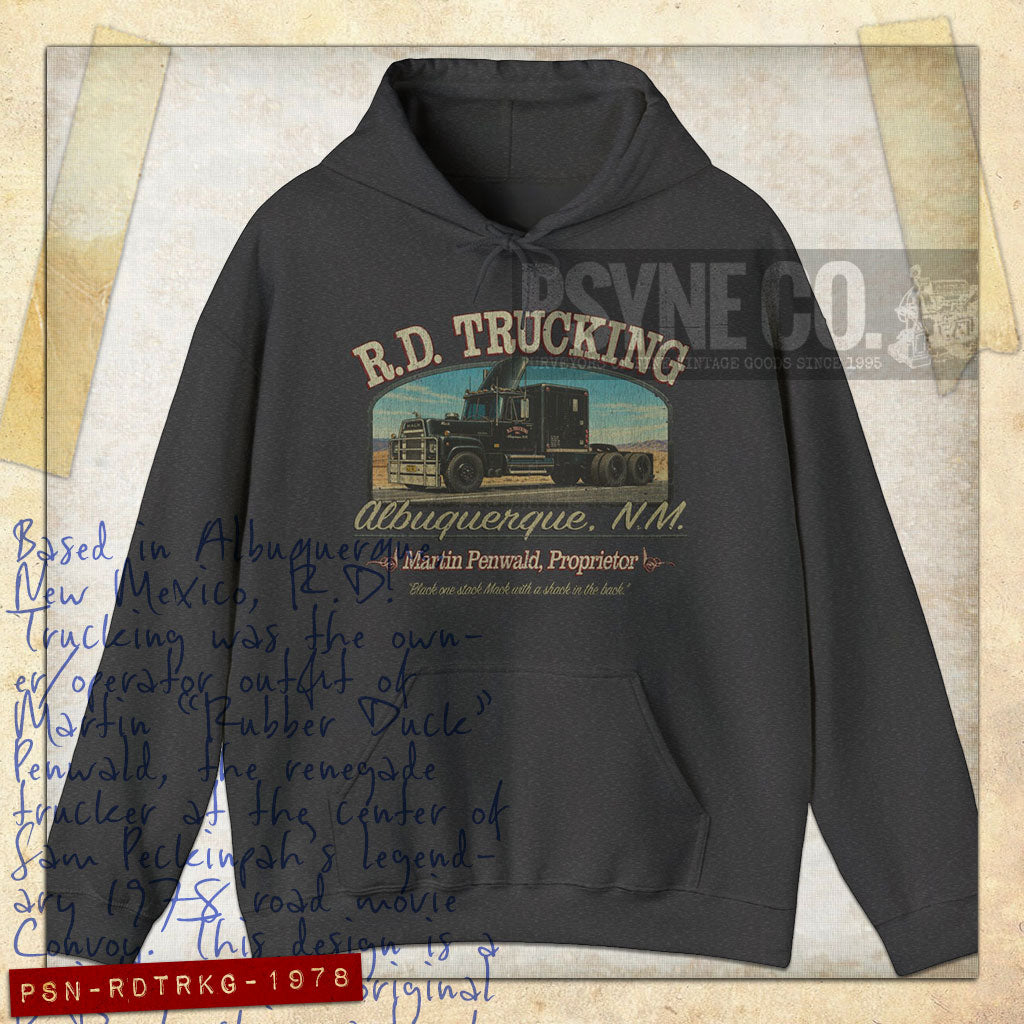 R.D. Trucking 1978 Vintage Hoodie