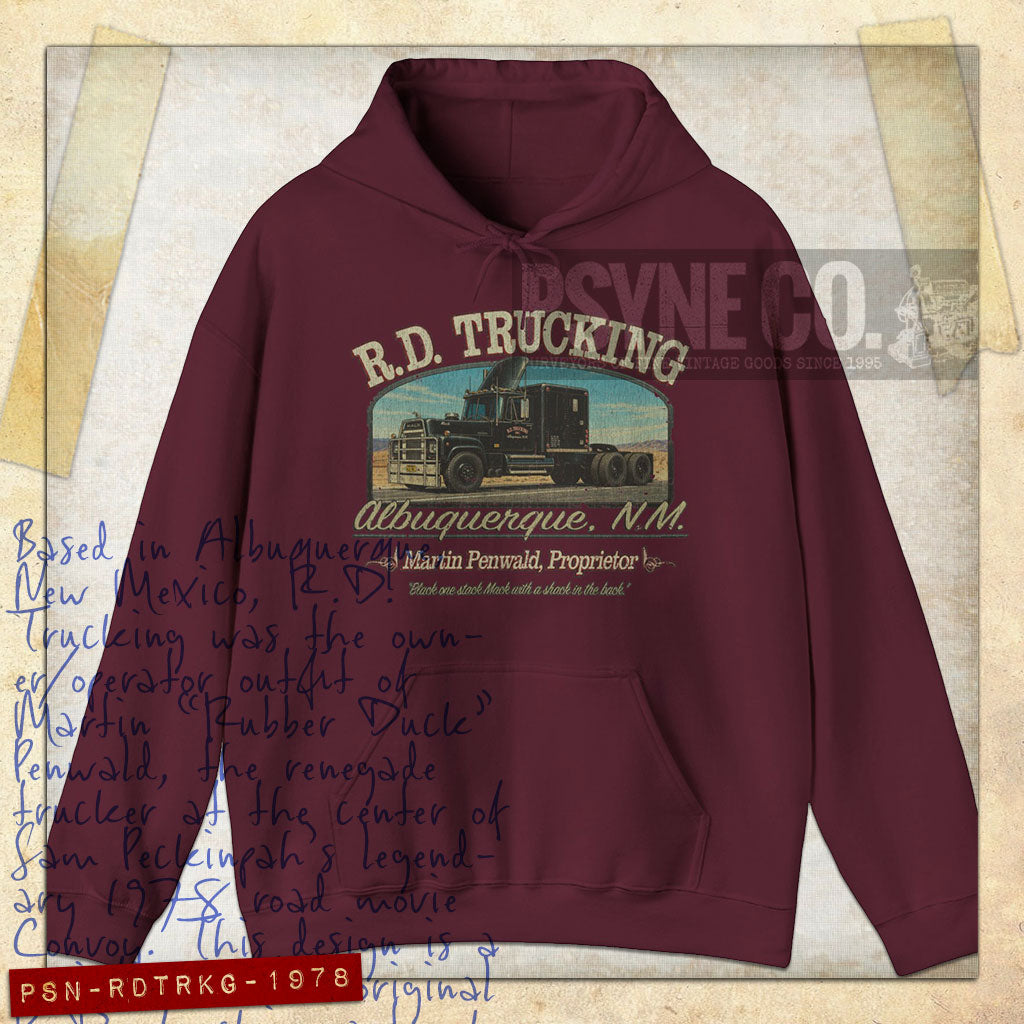 R.D. Trucking 1978 Vintage Hoodie