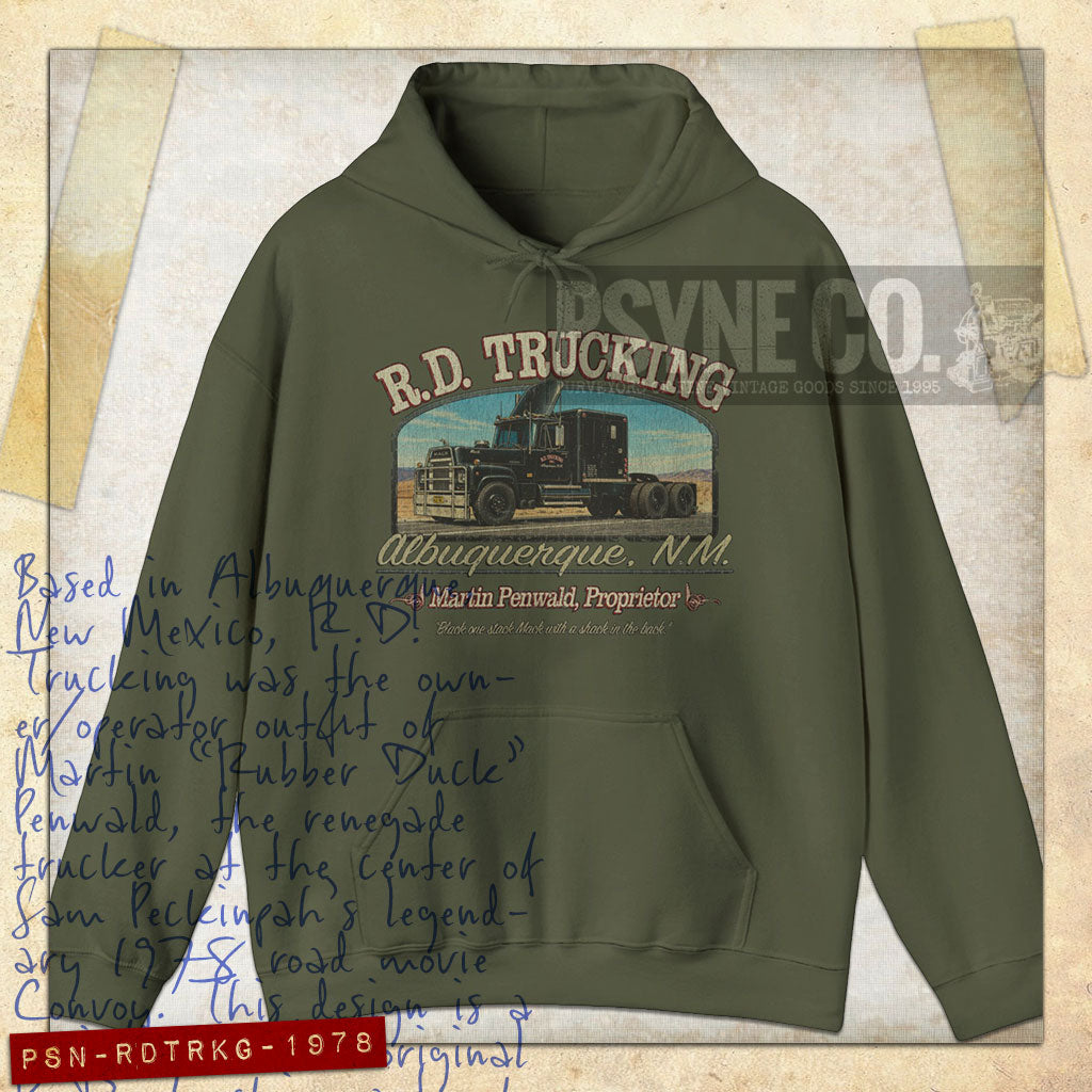 R.D. Trucking 1978 Vintage Hoodie