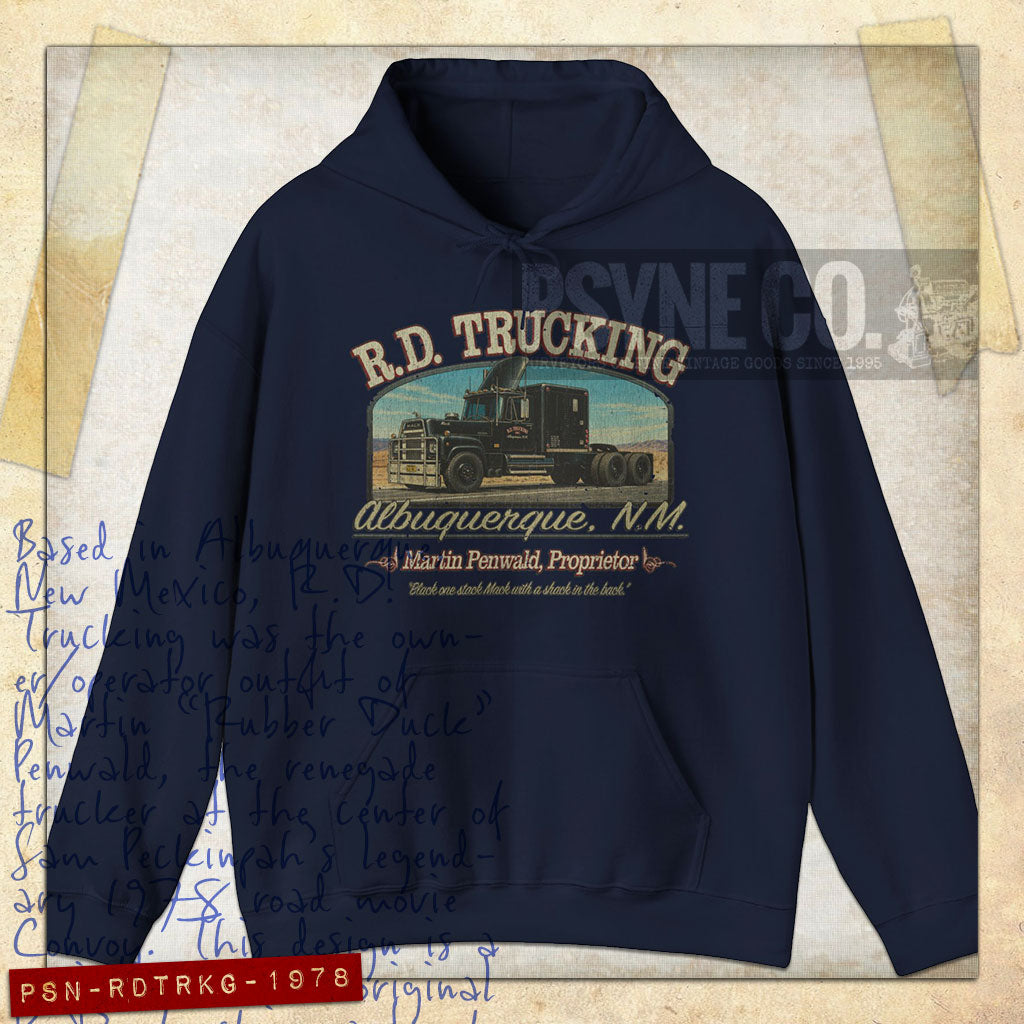 R.D. Trucking 1978 Vintage Hoodie