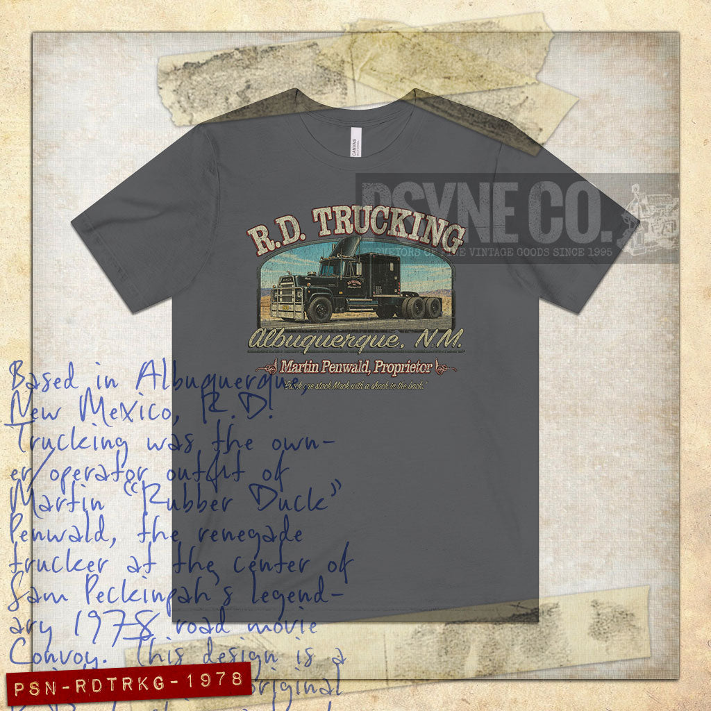 R.D. Trucking 1978 Vintage Men's T-Shirt