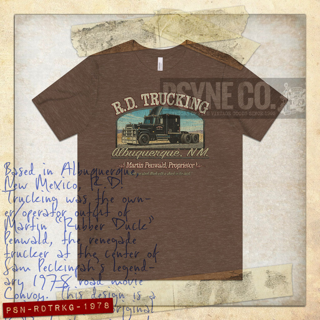 R.D. Trucking 1978 Vintage Men's T-Shirt