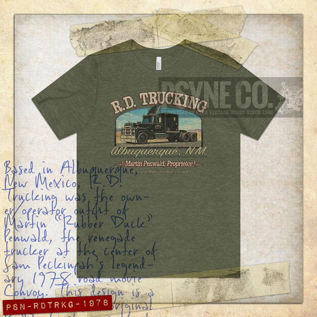 R.D. Trucking 1978 Vintage Men's T-Shirt