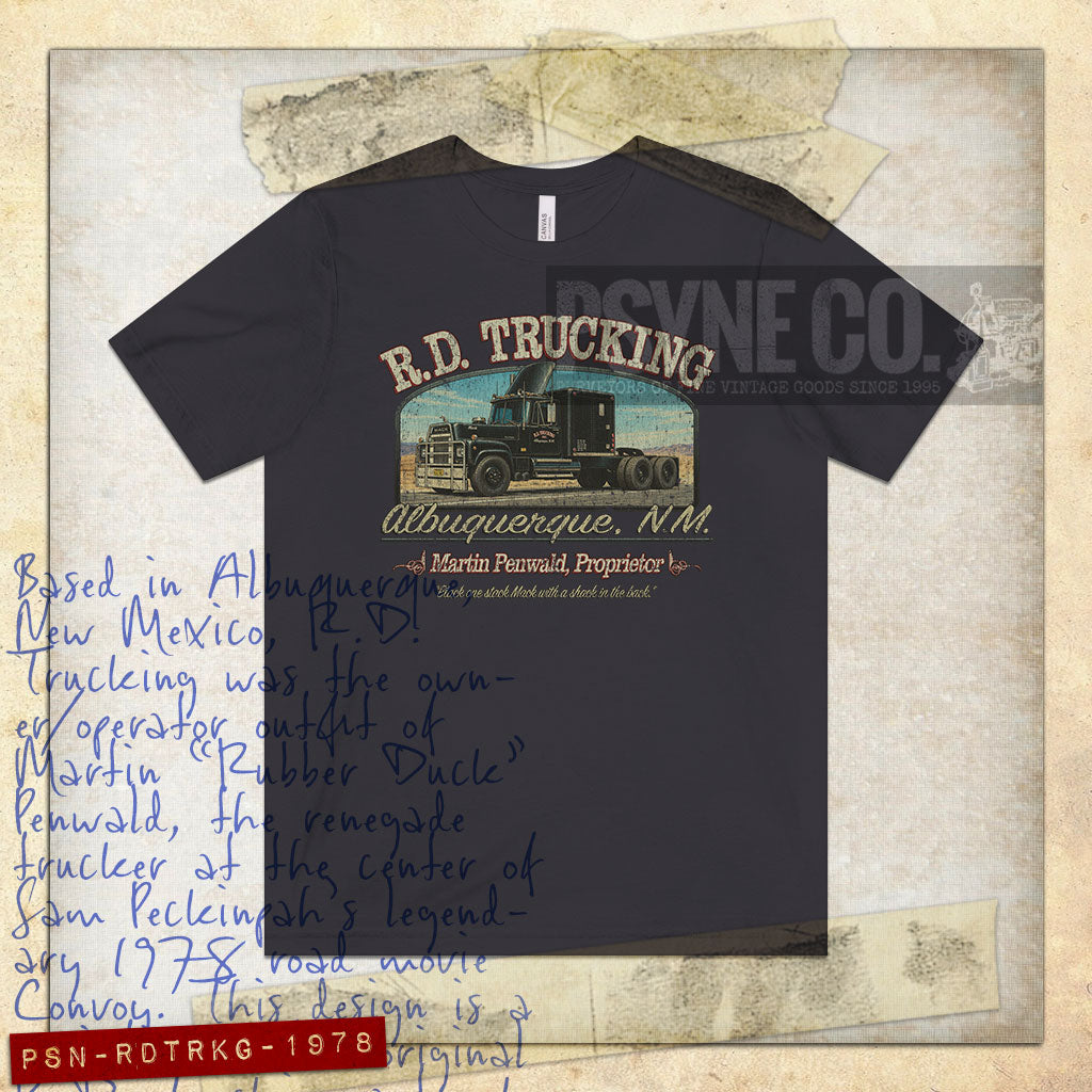 R.D. Trucking 1978 Vintage Men's T-Shirt