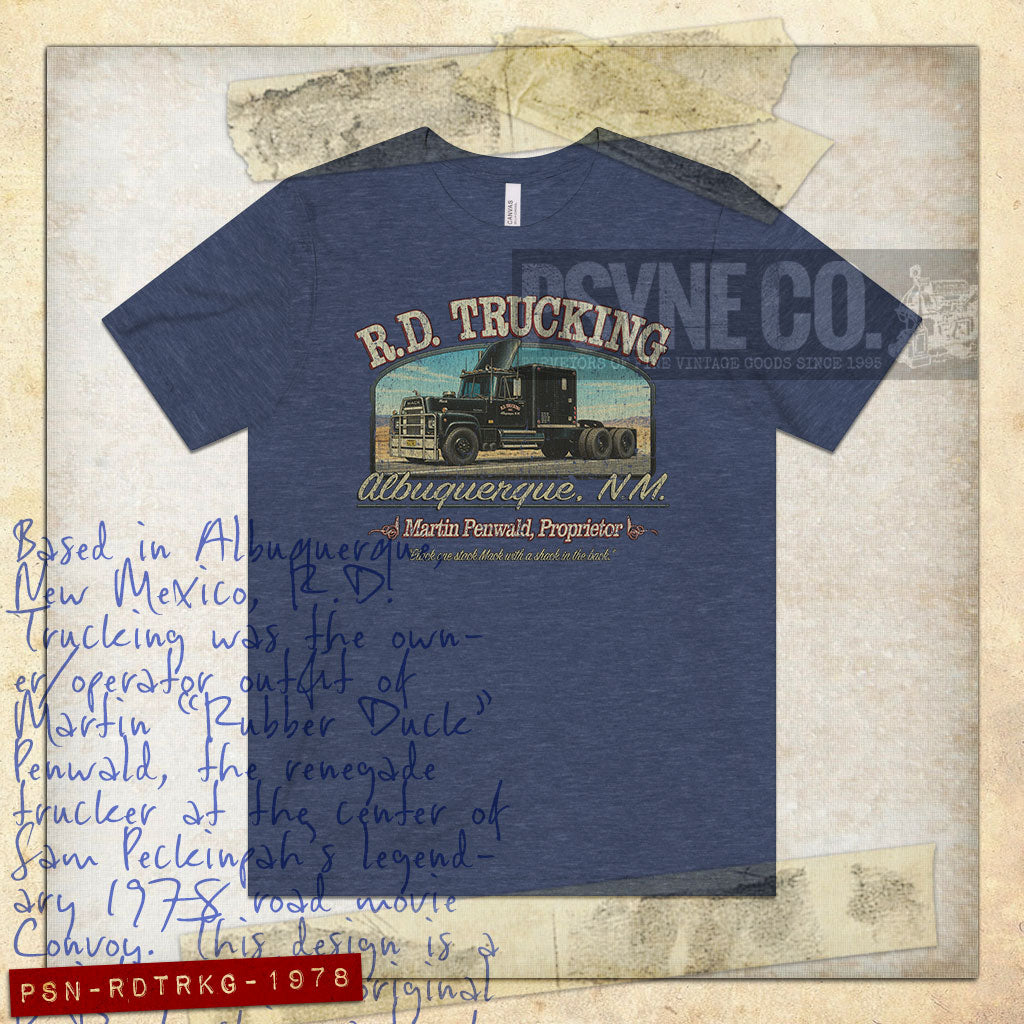 R.D. Trucking 1978 Vintage Men's T-Shirt